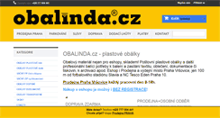 Desktop Screenshot of obalinda.cz