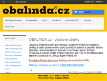 Tablet Screenshot of obalinda.cz